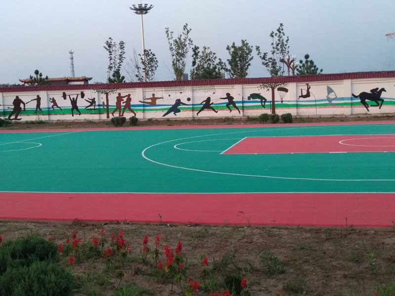 懸浮地板戶外籃球場(chǎng)室外幼兒園輪滑懸浮地墊懸浮式拼裝運(yùn)動(dòng)地板