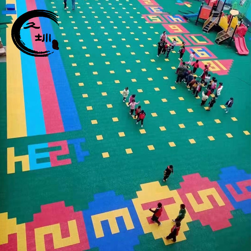 幼兒園學(xué)校拼裝地板 室外懸浮拼裝地板 籃球場懸浮式運動地板廠家